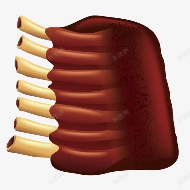美味烤羊排矢量图ai免抠素材_新图网 https://ixintu.com 羊排 羊肉 美味 矢量图