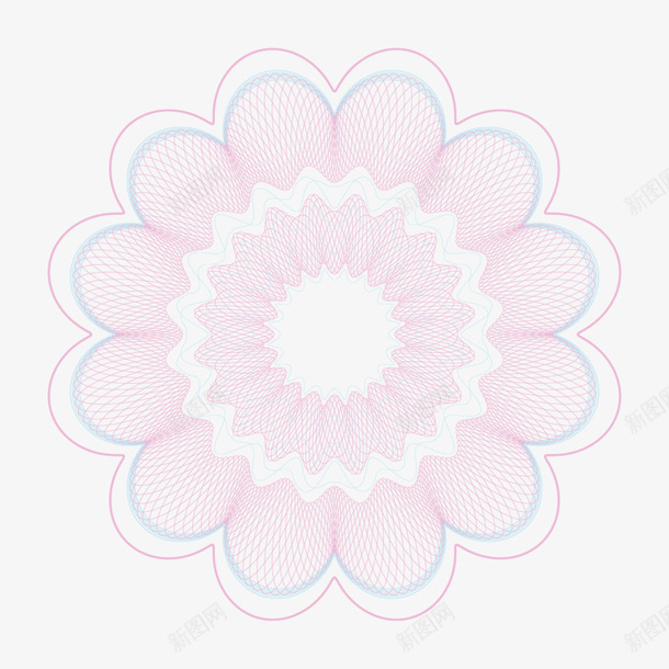 花朵几何图案png免抠素材_新图网 https://ixintu.com 几何 创意 彩色 花朵