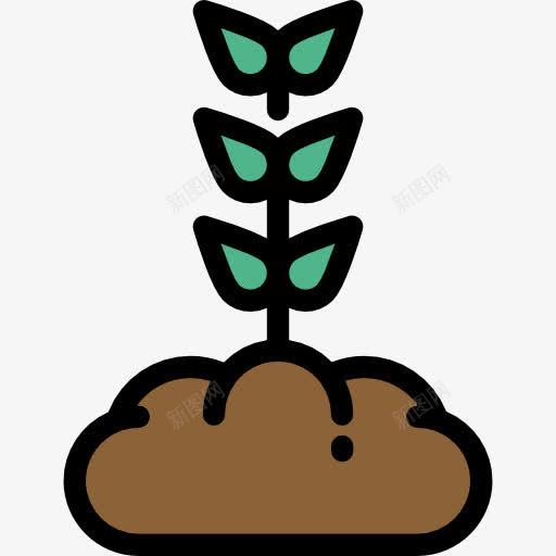 发芽图标png_新图网 https://ixintu.com 农业和园艺 发芽 园艺 树 生长的种子 自然