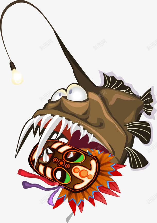 灯笼鱼png免抠素材_新图网 https://ixintu.com 深海鱼 灯笼鱼