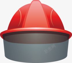 消防头盔矢量图素材