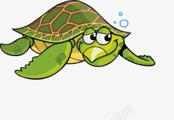 卡通乌龟绿色海龟素材