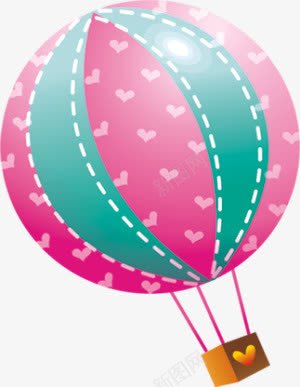 漂浮圆形气球png免抠素材_新图网 https://ixintu.com 心形 手绘气球 气球 漂浮 降落伞