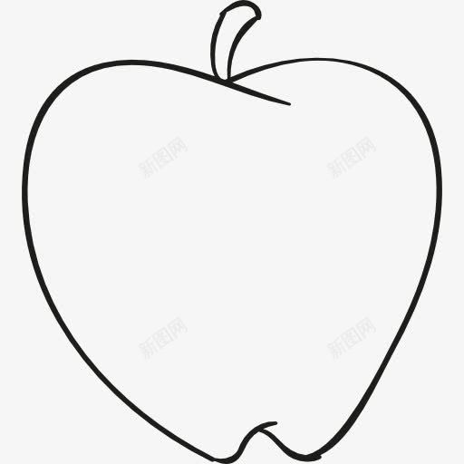 苹果皮图标png_新图网 https://ixintu.com 健康食品 有机 水果 点心 苹果 食品