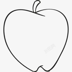 矢量苹果皮苹果皮图标高清图片