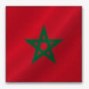 morocco摩洛哥非洲国旗高清图片