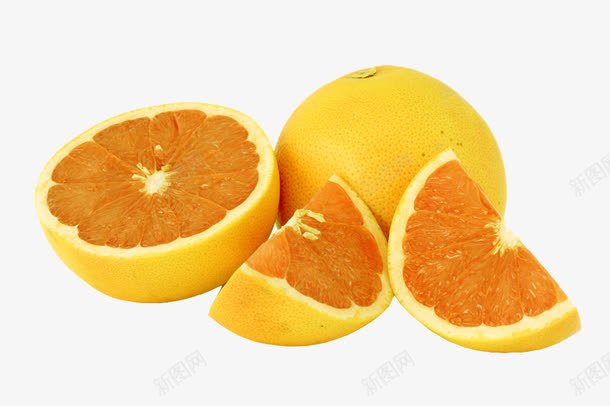 切开的甜橙png免抠素材_新图网 https://ixintu.com 产品实物 新鲜蔬果 甜橙 营养丰富