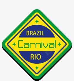 巴西里约奥运会标签素材