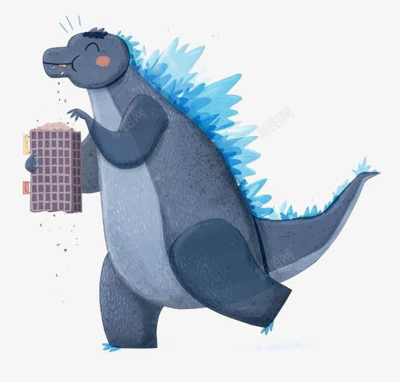 创意恐龙png免抠素材_新图网 https://ixintu.com 侏罗纪 动物 可爱 恐龙 拟人 魔幻