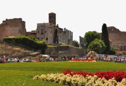 意大利古罗马废墟风景1素材