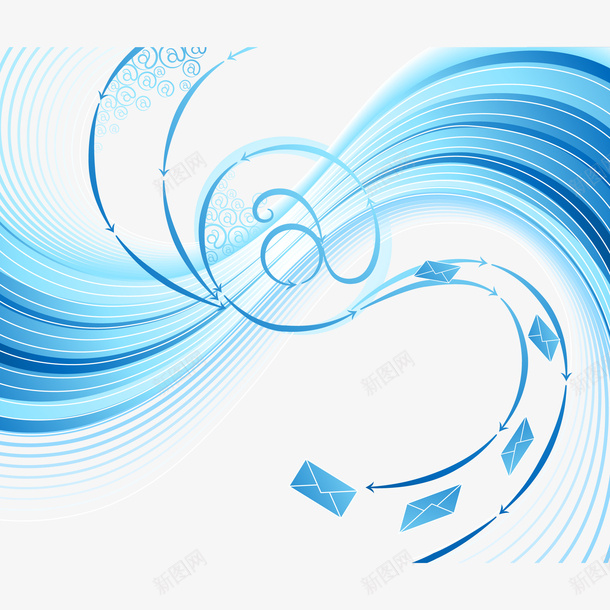 邮件流畅线条科技背景矢量图ai免抠素材_新图网 https://ixintu.com 流畅线头背景矢量图 流畅线条科技背景 箭头线条背景免费png下载 邮件线条背景 矢量图