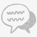 灰色的聊天气泡图标png_新图网 https://ixintu.com chat 气泡 聊天 评论