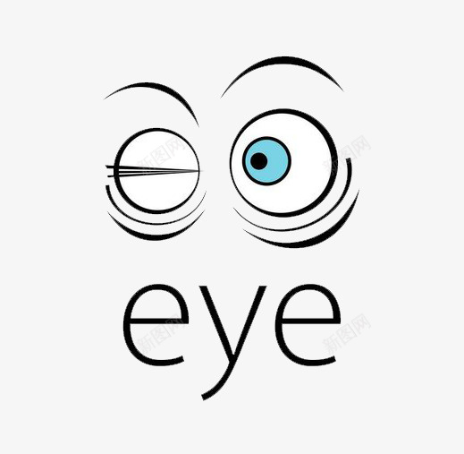 调皮的眼睛png免抠素材_新图网 https://ixintu.com 凝视 扁平化 扁平化眼睛 看 眼 眼珠 眼球 眼睛 瞳孔 表情 视力 视角 视野