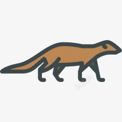 海岛猫鼬Mongoose图标高清图片