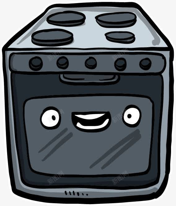 卡通手绘家用电器png免抠素材_新图网 https://ixintu.com 卡通 家用电器 手绘 烘焙机
