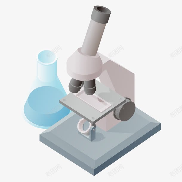 透视显微镜下图形png免抠素材_新图网 https://ixintu.com 图形 显微镜 显微镜下图形 白色