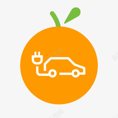 节能橘子logo图标图标