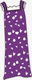 创意扁平手绘合成紫色的裙子png免抠素材_新图网 https://ixintu.com 创意 合成 扁平 紫色 裙子