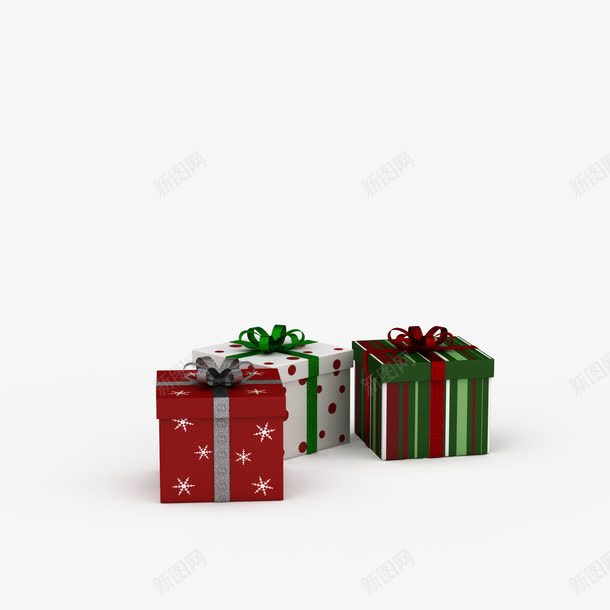 漂亮的礼物盒png免抠素材_新图网 https://ixintu.com 圣诞礼物 圣诞节礼物盒 彩色礼物盒 礼物盒装饰