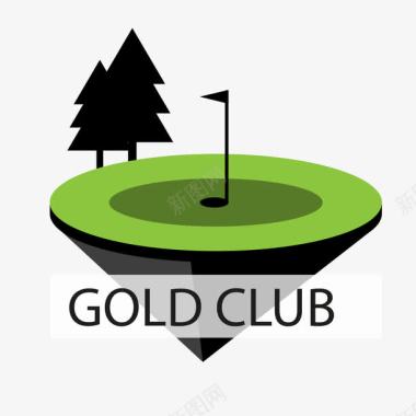 高尔夫俱乐部LOGO图标图标