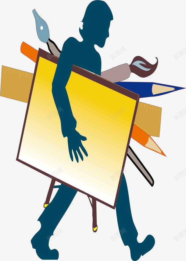 画图矢量图eps免抠素材_新图网 https://ixintu.com 手绘 画板 画笔 矢量图