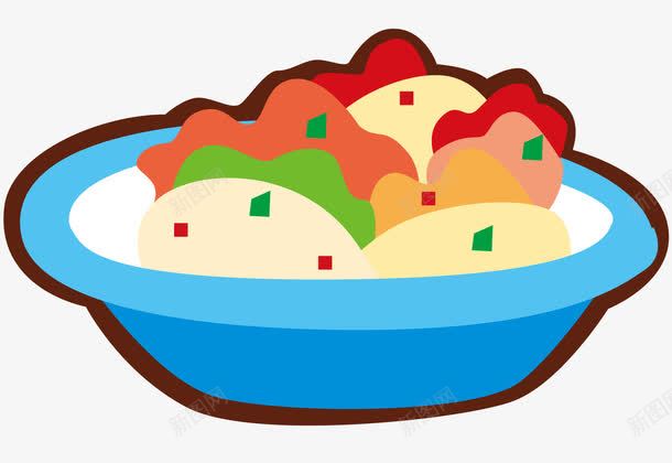 一盘彩色的食物png免抠素材_新图网 https://ixintu.com 彩色的食物 沙拉 红色食物 绿色的蔬菜 蓝色的盘子 食品 黄色