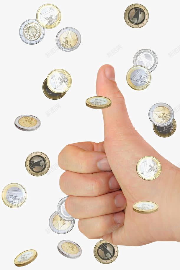 飘洒的硬币png免抠素材_新图网 https://ixintu.com 商务 投资 理财 硬币 财富 货币 金融 钱 飘洒的硬币
