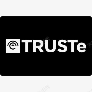 Truste支付卡的标志图标图标