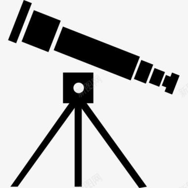 天文望远镜图标图标