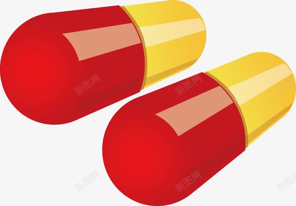 药丸png免抠素材_新图网 https://ixintu.com 医用 立体 胶囊 药丸