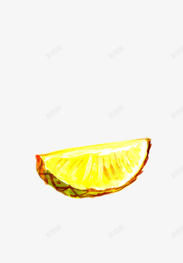 一片菠萝png免抠素材_新图网 https://ixintu.com 一片 卡通 手绘 水果 简图 绿色 菠萝 黄色