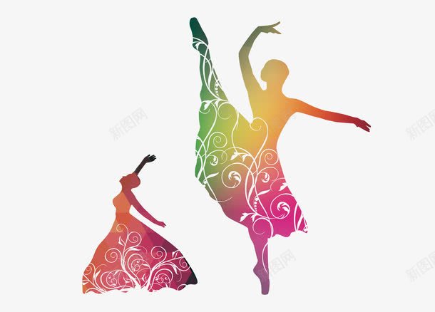 跳舞的人png免抠素材_新图网 https://ixintu.com 剪影跳舞 少儿舞蹈 舞蹈的人 跳舞 跳舞素材
