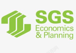 SGS文字浅绿色SGS经济计划认证图标高清图片