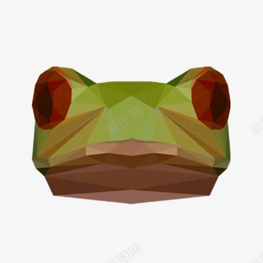 创意绿色的小青蛙png免抠素材_新图网 https://ixintu.com 创意 绿色 青蛙