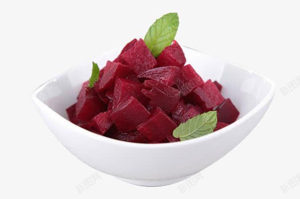 甜菜沙拉png免抠素材_新图网 https://ixintu.com 叶子 甜菜 甜菜丁 紫色 蔬菜 食材
