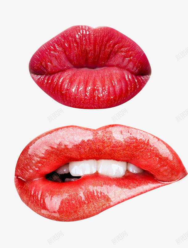 红嘴唇装饰png免抠素材_新图网 https://ixintu.com 嘴唇 矢量装饰 红嘴唇 装饰