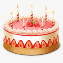 生日蛋糕Gifticons图标图标