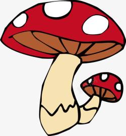 卡通可爱大蘑菇小蘑菇素材