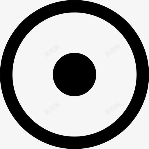 内圆图标png_新图网 https://ixintu.com 几何 技术 记录 记录按钮 通知