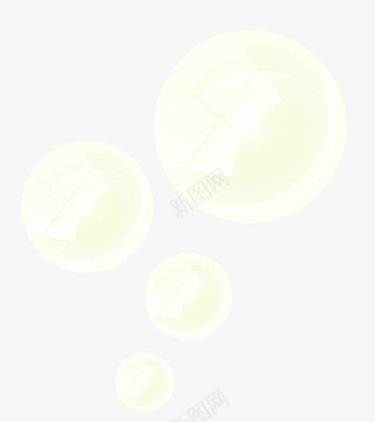 反光氧气泡泡图标图标