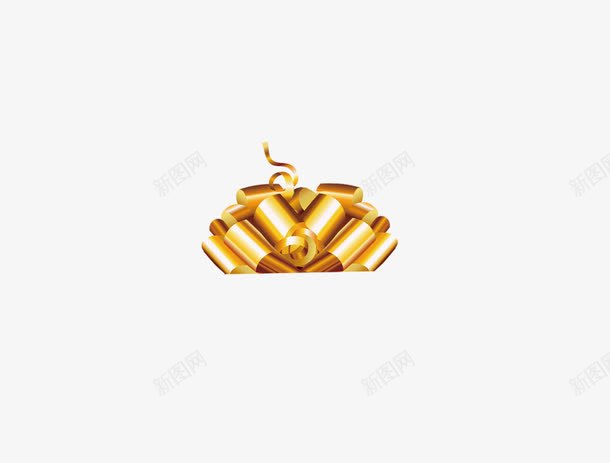 金色礼物盒装饰png免抠素材_新图网 https://ixintu.com 礼盒装饰品 节日装饰 装饰图案 金色