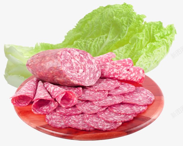 盘装腊肉片png免抠素材_新图网 https://ixintu.com 吃火锅 熏肉 腊肉 腊肠 过大年