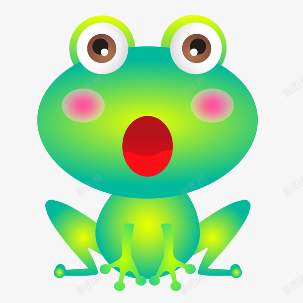 卡通青蛙矢量图ai免抠素材_新图网 https://ixintu.com 动物 动物插画 卡通 卡通动物 可爱动物 小动物 青蛙 矢量图