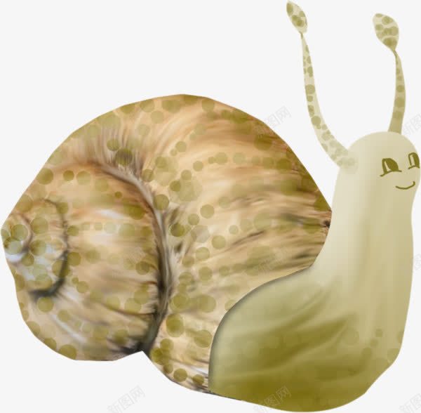 卡通手绘蜗牛png免抠素材_新图网 https://ixintu.com 手绘蜗牛 爬行 蜗牛 蜗牛图案