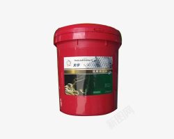 红色壳牌机油桶素材