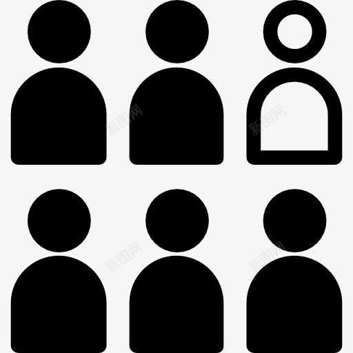 观众图标png_新图网 https://ixintu.com 人 坚持的人