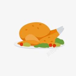 肉制品免费矢量素材烤鸡海报高清图片