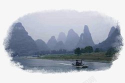 山脚下的美景风景高清图片
