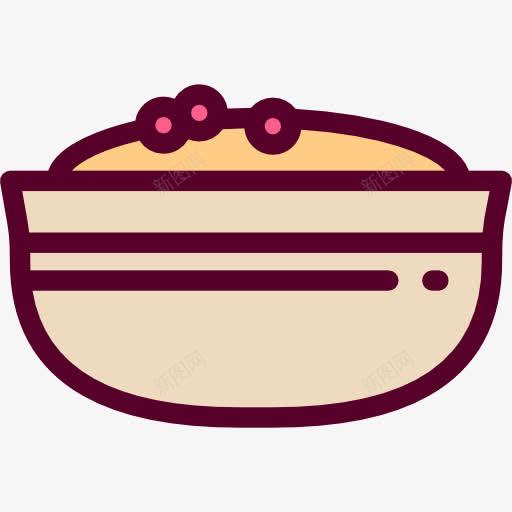 粥图标png_新图网 https://ixintu.com 健康食品 勺 盘 碟 童年 粥 粥logo 食品 食物和餐厅