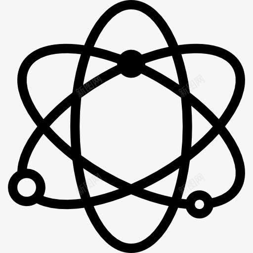 AtomicStructure图标png_新图网 https://ixintu.com 原子 原子核 技术 科学